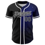 3D Authentische Muster Design Benutzerdefinierte Schwarz Galaxy Weiß Rave Jersey 3D Authentische Muster Design Benutzerdefinierte Schwarz Galaxy Weiß Rave Jersey