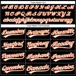 Muster Tier Design Authentische Fußball Schwarz Klaue Baseball Weiß-Orange 3D Custom Und Helm Jersey Muster Tier Design Authentische Fußball Schwarz Klaue Baseball Weiß-Orange 3D Custom Und Helm Jersey
