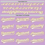 Jersey Light Authentic Weiß-Old Purple Baseball Custom Gold Jersey Light Authentic Weiß-Old Purple Baseball Custom Gold