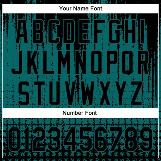 Baseball-Design benutzerdefinierte abstrakte 3D schwarz Jersey Form authentische Teal Muster Baseball-Design benutzerdefinierte abstrakte 3D schwarz Jersey Form authentische Teal Muster