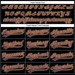 Jersey Totenkopf Custom Lila-Gelb Authentisches Halloween 3D Muster Schwarz Baseball Jersey Totenkopf Custom Lila-Gelb Authentisches Halloween 3D Muster Schwarz Baseball