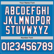 Custom Baseball Trikot Authentic Weiß-Rot Blau Custom Baseball Trikot Authentic Weiß-Rot Blau