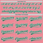 Authentisches Baseball Custom Medium Grün-Weiß Kelly Jersey Pink Authentisches Baseball Custom Medium Grün-Weiß Kelly Jersey Pink