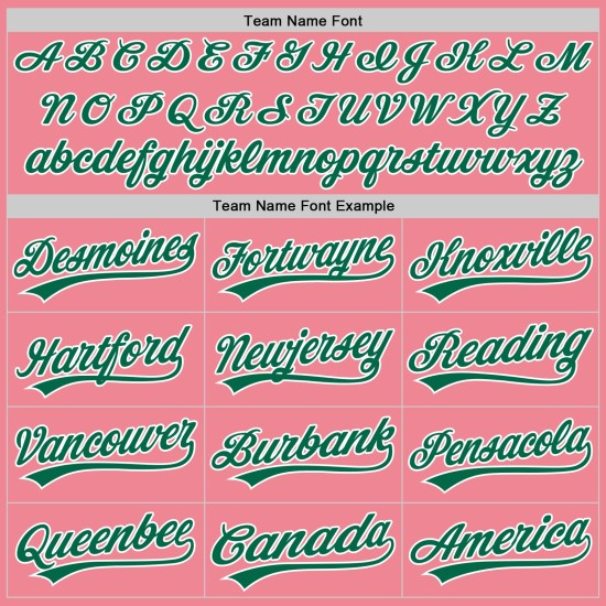 Authentisches Baseball Custom Medium Grün-Weiß Kelly Jersey Pink Authentisches Baseball Custom Medium Grün-Weiß Kelly Jersey Pink