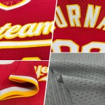Throwback Jersey Schwarz-Orange Baseball Custom Grau Authentic Throwback Jersey Schwarz-Orange Baseball Custom Grau Authentic