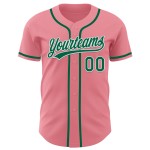 Authentisches Baseball Custom Medium Grün-Weiß Kelly Jersey Pink Authentisches Baseball Custom Medium Grün-Weiß Kelly Jersey Pink