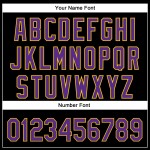 Jersey Totenkopf Custom Lila-Gelb Authentisches Halloween 3D Muster Schwarz Baseball Jersey Totenkopf Custom Lila-Gelb Authentisches Halloween 3D Muster Schwarz Baseball