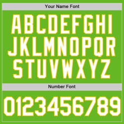 Grünes authentisches Trikot Aurora Custom Weiß-Gelb Baseball