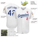 Weißes, individuelles Royal-Rot-Baseball-Authentic-Trikot Weißes, individuelles Royal-Rot-Baseball-Authentic-Trikot