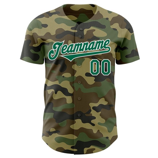 To Camo Kelly Jersey Baseball Custom Salute Grün-Weiß Authentischer Service To Camo Kelly Jersey Baseball Custom Salute Grün-Weiß Authentischer Service