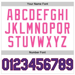 Jersey Weiß Throwback Lila Schwarz-Pink Baseball Custom Authentic Jersey Weiß Throwback Lila Schwarz-Pink Baseball Custom Authentic