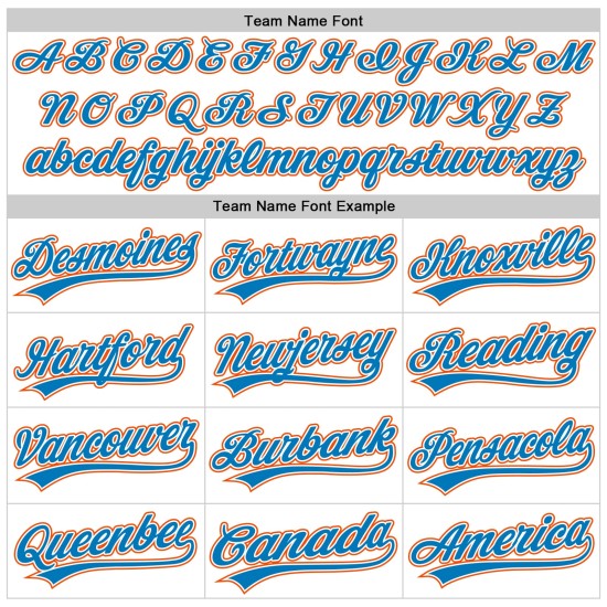 Throwback Jersey Custom Weiß Baseball Authentic Blau-Orange Throwback Jersey Custom Weiß Baseball Authentic Blau-Orange