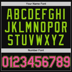 Jersey Throwback Pink-Neon Schwarz Authentic Grün Custom Baseball Jersey Throwback Pink-Neon Schwarz Authentic Grün Custom Baseball