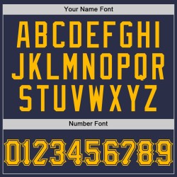 Benutzerdefiniertes Gold Navy Baseball Jersey Authentic Throwback Benutzerdefiniertes Gold Navy Baseball Jersey Authentic Throwback