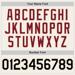 Design Authentic Creme Schwarz-Crimson Muster Jersey Konfetti 3D Custom Baseball Design Authentic Creme Schwarz-Crimson Muster Jersey Konfetti 3D Custom Baseball