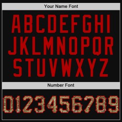 Authentisches Custom Camo-Rot-Trikot Throwback Black Baseball Authentisches Custom Camo-Rot-Trikot Throwback Black Baseball