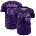 Jersey 3D Abstrakt Schwarz-Weiß Flüssigkeit Muster Baseball Custom Authentic Lila Design Jersey 3D Abstrakt Schwarz-Weiß Flüssigkeit Muster Baseball Custom Authentic Lila Design