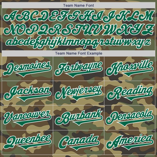 To Camo Kelly Jersey Baseball Custom Salute Grün-Weiß Authentischer Service To Camo Kelly Jersey Baseball Custom Salute Grün-Weiß Authentischer Service
