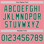 Authentisches Baseball Custom Medium Grün-Weiß Kelly Jersey Pink Authentisches Baseball Custom Medium Grün-Weiß Kelly Jersey Pink
