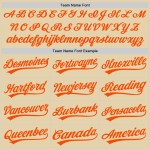 Sand Baseball Custom Jersey Orange Authentic Sand Baseball Custom Jersey Orange Authentic