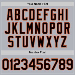 Throwback Jersey Schwarz-Orange Baseball Custom Grau Authentic Throwback Jersey Schwarz-Orange Baseball Custom Grau Authentic