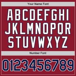 Benutzerdefiniertes Marineblau-Weiß Throwback Baseball Maroon Authentic Jersey Benutzerdefiniertes Marineblau-Weiß Throwback Baseball Maroon Authentic Jersey