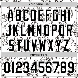 Baseball Weiß Muster Schwarz Halloween Jersey Authentische Custom 3D Baseball Weiß Muster Schwarz Halloween Jersey Authentische Custom 3D