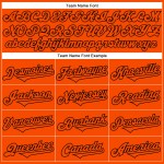 Orange Halloween Baseball Jersey Muster Custom Authentic Schwarz Design 3D Kürbis Rave Orange Halloween Baseball Jersey Muster Custom Authentic Schwarz Design 3D Kürbis Rave
