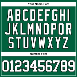 Jersey Kelly Mesh Authentic Throwback Grün Weiß-Schwarz Baseball Custom