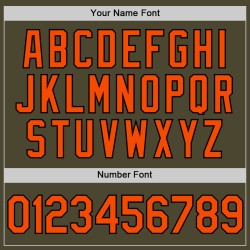 Olivgrün-Orange-Schwarzes Jersey Service Baseball Custom Salut Authentische Throwback To Olivgrün-Orange-Schwarzes Jersey Service Baseball Custom Salut Authentische Throwback To