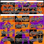 Orange Authentic 3D Halloween Baseball Schwarz-Lila Custom Jersey Orange Authentic 3D Halloween Baseball Schwarz-Lila Custom Jersey