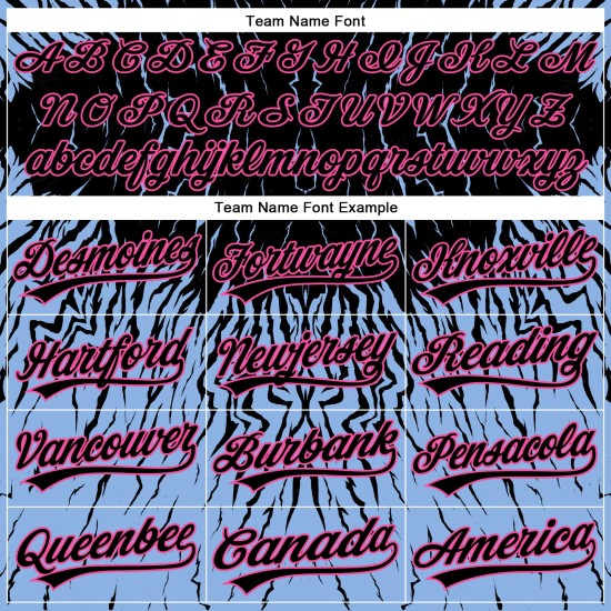 Leichtes authentisches individuelles Design Baseball Jersey 3D blau-rosa Welle schwarz abstraktes Muster Leichtes authentisches individuelles Design Baseball Jersey 3D blau-rosa Welle schwarz abstraktes Muster