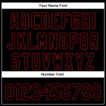Stil Muster Mit Authentischen Jersey Design Kreuz Custom Rot 3D Gothic Baseball Schwarz Flügel Stil Muster Mit Authentischen Jersey Design Kreuz Custom Rot 3D Gothic Baseball Schwarz Flügel