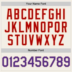 Musterdesign Creme 3D Konfetti Baseball Authentic Lila-Rot Custom Jersey Musterdesign Creme 3D Konfetti Baseball Authentic Lila-Rot Custom Jersey