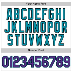 Authentisches weiß-schwarz-blaugrünes Baseball-Custom-Throwback-Lila-Trikot Authentisches weiß-schwarz-blaugrünes Baseball-Custom-Throwback-Lila-Trikot