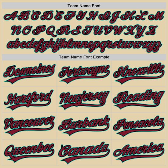 Custom Sand Baseball Authentic Crimson Trikot Schwarz-Aqua Custom Sand Baseball Authentic Crimson Trikot Schwarz-Aqua